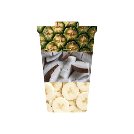 Pineapple Coconut Milk Banana