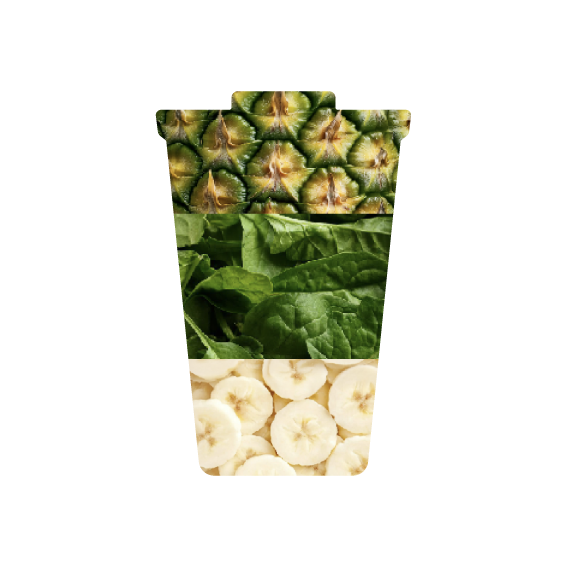Pineapple Spinach Banana